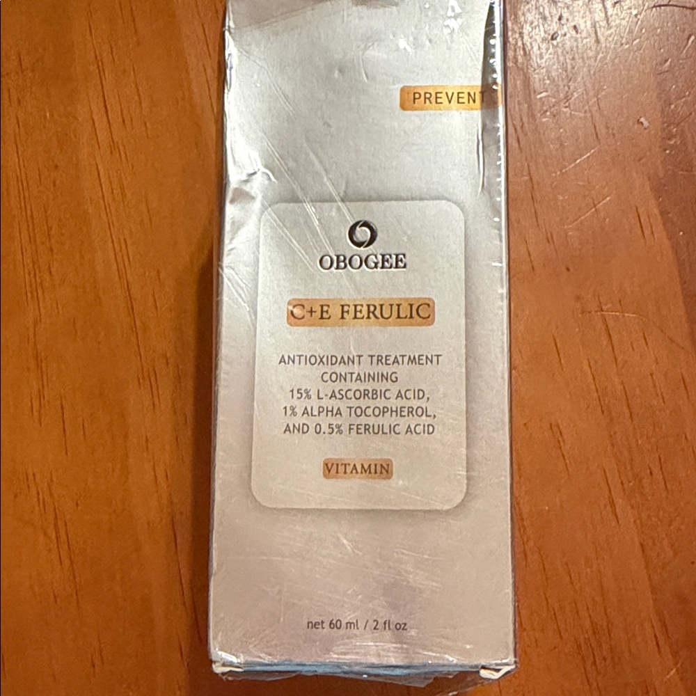 C+E Ferulic Antioxidant Serum with Silver Packaging
